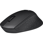 Logitech M330 SILENT PLUS Mouse 3 buttons wireless 2.4 GHz USB wireless receiver black