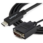 StarTech.com USB-C to DVI Adapter Cable - USB Type-C to DVI Converter for Computers with USB C - 2m 6 ft - USB Type C - 1920x1200 - 1 x DVI-D Male Digital Video -