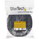 StarTech.com Hook-and-Loop Cable Management Tie - 100 ft. Bulk Roll - Black - Cut-to-Size Cable Wrap / Straps HKLP100 - Organize the cables in your server rack or