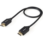 StarTech.com Premium Certified High Speed HDMI 2.0 Cable with Ethernet - 1.5ft 0.5m - HDR 4K 60Hz - 20 inch Short HDMI Male to Male Cord HDMM50CMP - Create feature