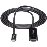 StarTech.com 2m / 6 ft USB C to HDMI Cable - USB 3.1 Type C to HDMI - 4K at 60Hz - Black - Eliminate clutter by connecting your USB Type-C computer directly to an HD
