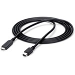 StarTech.com 1.8m / 6 ft USB-C to Mini DisplayPort Cable - USB C to mDP Cable - 4K 60Hz - Black - USB-C to Mini DisplayPort cable and adapter in one - USBC to mDP ca