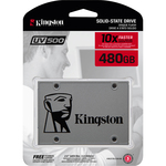 Kingston UV500 480 GB 2.5inch Internal Solid State Drive - SATA - 520 MB/s Maximum Read Transfer Rate - 500 MB/s Maximum Write Transfer Rate - 256-bit Encryption Standa