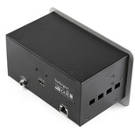 StarTech.com Conference Table Connectivity Pop up Box with AV and Data Ports - HDMI, VGA, DisplayPort to 4K HDMI Output BOX4HDECP2 - Conference Table Connectivity