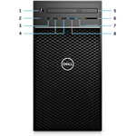 Dell Precision 3000 3630 Workstation - Core i7 i7-8700 - 16 GB RAM - 1 TB HDD - 512 GB SSD - Tower - Black - Windows 10 Pro 64-bitIntel HD Graphics 630 - DVD-Writer
