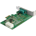 StarTech.com 1 Port RS232 Serial Adapter Card with 16950 UART - PCIe to Serial Adapter - Supports transfer rates up to 921.4Kbps - Windows and Linux Compatible - RS2