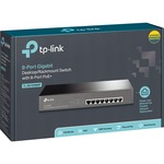 TP-Link TL-SG1008MP 8 Ports Ethernet Switch - 2 Layer Supported - Twisted Pair - Rack-mountable, Desktop