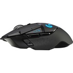 Logitech LIGHTSPEED G502 Gaming Mouse - Wi-Fi - USB - Black