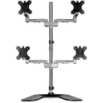 StarTech.com Quad-Monitor Stand - For up to 32inch VESA Mount Monitors - Articulating - Steel Andamp; Aluminum Four Monitor Mount ARMQUADSS - Up to 81.3 cm 32inch Screen Sup