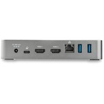 StarTech.com Dual HDMI Monitor USB-C Docking Station w/ 60W Power Delivery - USB 3.1 Gen 1 Dock DK30CHHPDUK - 5 x USB Ports - 4 x USB 3.0 - Network RJ-45 - HDMI