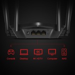 MERCUSYS MR50G IEEE 802.11ac Ethernet Wireless Router - 2.40 GHz ISM Band - 5 GHz UNII Band - 6 x Antenna6 x External - 237.50 MB/s Wireless Speed - 2 x Network Po