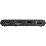 StarTech.com Thunderbolt 3 Mini Dock - Portable Dual Monitor TB3 Docking Station DisplayPort 4K 60Hz - 1x USB-A, GbE - 28cm 11inch Cable - Thunderbolt 3 mini dock - 4