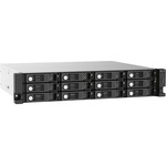 QNAP TL-R1220SEP-RP Drive Enclosure SATA/600 - Mini-SAS HD Host Interface - 2U Rack-mountable - Hot Swappable Bays - 12 x HDD Supported - 12 x SSD Supported - 12 x 2