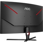 AOC AGON C32G3AE 31.5inch Full HD Curved Screen WLED Gaming LCD Monitor - 16:9 - Red, Textured Black