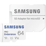 Samsung PRO Endurance 64 GB Class 10/UHS-I U1 V10 microSDXC - 100 MB/s Read - 30 MB/s Write - 3 Year Warranty