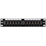 TRENDnet TC-P12C6 12 Ports Network Patch Panel - 12 x RJ-45 - 12 x RJ-11