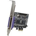 StarTech.com 2 Port PCI Express / PCI-e Parallel Adapter Card - IEEE 1284 with Low Profile Bracket - PCI Express x1 - 2 x Number of Parallel Ports External