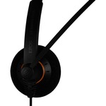 Sennheiser SC 30 USB ML Wired Mono Headset - Over-the-head - Supra-aural - Black, Orange