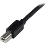 StarTech.com 20m / 65 ft Active USB 2.0 A to B Cable - M/M - 1x Type A Male USB, 1x Type B Male USB, Black