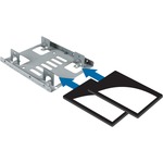 StarTech.com Dual 2.5inch to 3.5inch HDD Bracket for SATA Hard Drives - 2 Drive 2.5inch to 3.5inch Bracket for Mounting Bay - 2 x Total Bay - 2 x 2.5inch Bay