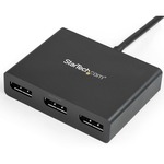 StarTech.com MST Hub - Mini DisplayPort to 3x DisplayPort - Multi Stream Transport Hub - mDP 1.2 to DP