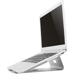 Newstar Tilted Aluminium Laptop Stand - Silver