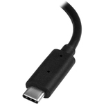 StarTech.com USB-C to VGA Adapter - 1920x1200 - USB C Adapter - USB Type C to VGA Monitor / Projector Adapter - Use this unique adapter to prevent a USB Type-C compu