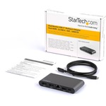 StarTech.com Dual Monitor USB C Docking Station - For Windows Laptops - HDMI Multiport Adapter DK30C2HAGPD - Dual monitor USB C multiport adapter for Windows turns
