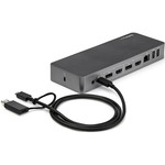 StarTech.com USB Type C Docking Station for Notebook - 60 W - 4 x USB Ports - 4 x USB 3.0 - Network RJ-45 - HDMI - DisplayPort - Audio Line Out - Wired