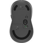 Logitech Signature M650 Left Handed Mouse - Bluetooth/Radio Frequency - USB - Optical - 5 Buttons - 5 Programmable Buttons - Graphite