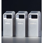 Kingston DataTraveler Micro 256 GB USB 3.2 Gen 1 Type A Flash Drive - Silver - 200 MB/s Read Speed