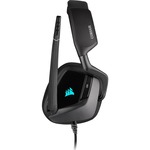 Corsair VOID RGB ELITE Wireless Over-the-head Stereo Gaming Headset - Carbon - Binaural - Circumaural - 1219.2 cm - 32 Ohm - 20 Hz to 30 kHz - Omni-directional Micro