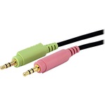 StarTech.com DVID4N1USB10 KVM Cable - 3.05 m - Black