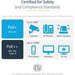 StarTech.com 7m Black Snagless Cat6 UTP Patch Cable - ETL Verified - 1 x RJ-45 Male Network - Black