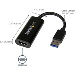 StarTech.com Slim USB 3.0 to HDMI External Video Card Multi Monitor Adapter 1920x1200 / 1080p