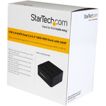 StarTech.com USB 3.0 / eSATA Dual Hard Drive Docking Station with UASP for 2.5/3.5in SATA SSD / HDD