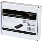 StarTech.com USB 3.0 to M.2 SATA External SSD Enclosure with UASP - 1 x Total Bay - UASP Support - Serial ATA/600 - USB 3.0 - Aluminium