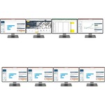 StarTech.com MST Hub - DisplayPort to 4x DisplayPort - Multi Stream Transport Hub - DP 1.2 to DP - 3840 × 2160 - DisplayPort