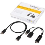 StarTech.com HDMI to DisplayPort Converter - HDMI to DP Adapter with USB Power - 4K