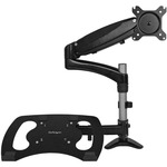 StarTech.com Laptop Monitor Stand - Computer Monitor Stand - Full Motion Articulating - VESA Mount Monitor Desk Mount - 1 Displays Supported68.6 cm Screen Support