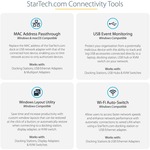 StarTech.com Dual Monitor USB C Docking Station - For Windows Laptops - HDMI Multiport Adapter DK30C2HAGPD - Dual monitor USB C multiport adapter for Windows turns