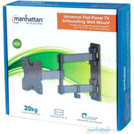 TV Andamp; Monitor Mount, Wall, Full Motion, 1 screen, Screen Sizes: 13-27inch Black