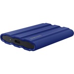 Samsung T7 MU-PE2T0R/EU 2 TB Portable Solid State Drive - External - Blue - USB 3.2 Gen 2 Type C - 256-bit AES Encryption Standard