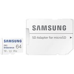 Samsung PRO Endurance 64 GB Class 10/UHS-I U1 V10 microSDXC - 100 MB/s Read - 30 MB/s Write - 3 Year Warranty