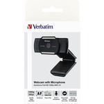Verbatim Webcam - 30 fps - Black - USB 2.0 Type A