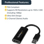 StarTech.com Slim USB 3.0 to HDMI External Video Card Multi Monitor Adapter 1920x1200 / 1080p