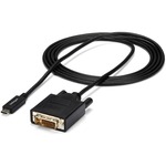 StarTech.com USB-C to DVI Adapter Cable - USB Type-C to DVI Converter for Computers with USB C - 2m 6 ft - USB Type C - 1920x1200 - 1 x DVI-D Male Digital Video -