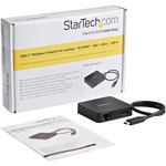 StarTech.com USB C Multiport Adapter - USB Type C to 4K HDMI / USB 3.0 / Gigabit Ethernet - Powered USB Hub - USB-C to USB Adapter - Add HDMI, Gigabit Ethernet, USB-