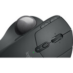 Logitech MX Ergo Mouse - Optical - Wireless - 8 Buttons - Grey