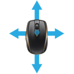 Logitech MX Anywhere 2 Wireless Mouse, Bluetooth or 2.4GHz Wireless Mouse with USB Unifying Receiver, 1000 DPI Any Surface Laser Tracking